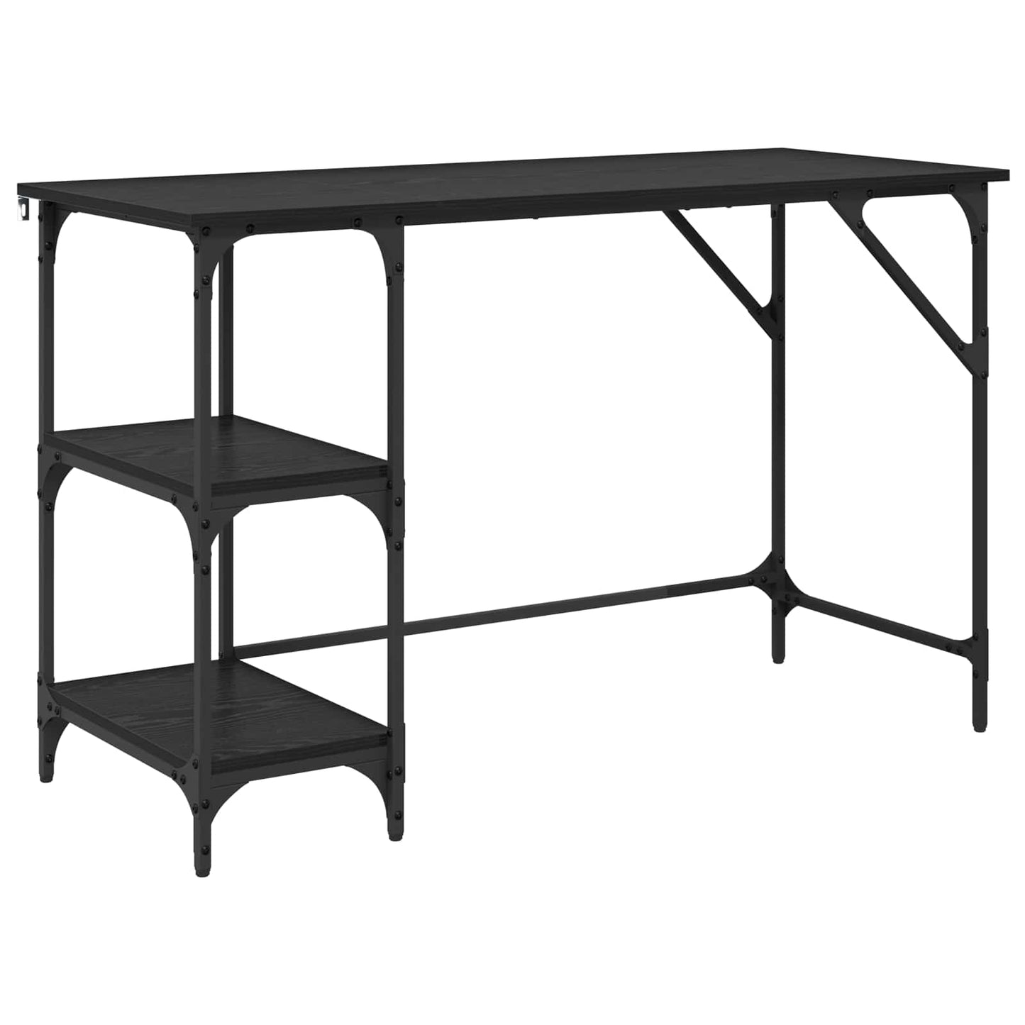 Bord Sort eg 120 x 50 x 75 cm Konstrueret træ