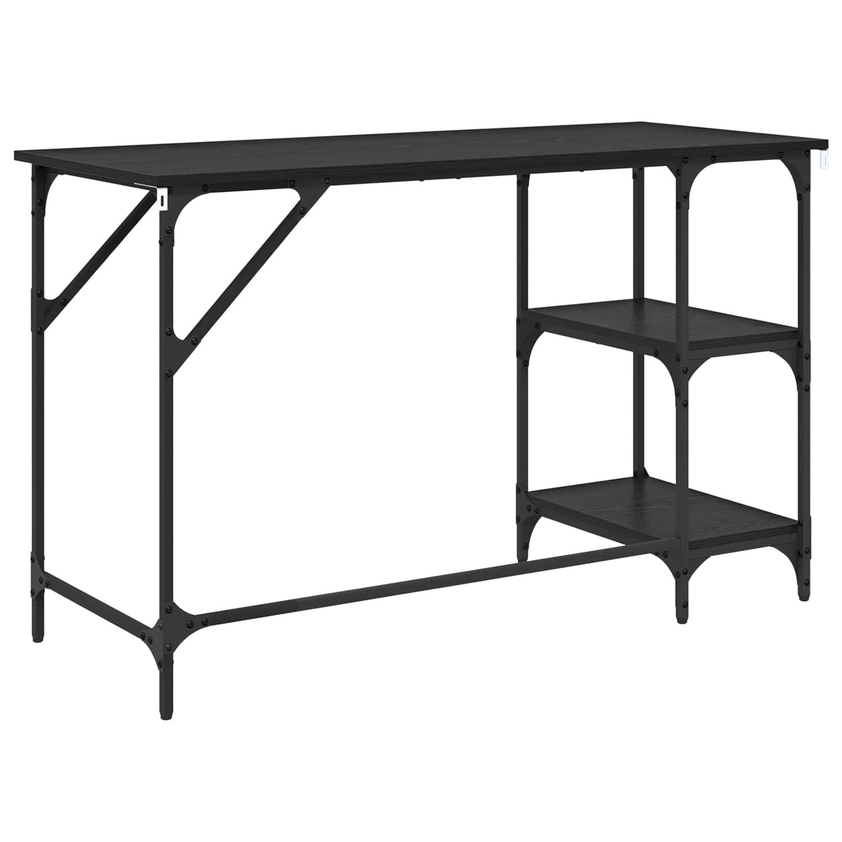 Bord Sort eg 120 x 50 x 75 cm Konstrueret træ
