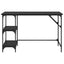 Bord Sort eg 120 x 50 x 75 cm Konstrueret træ