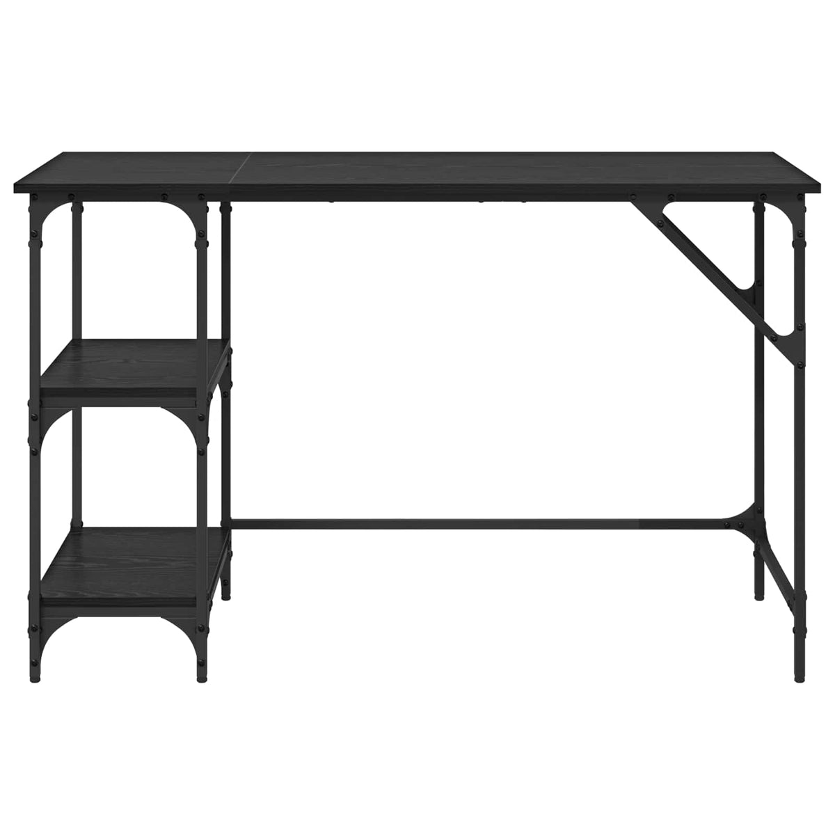 Bord Sort eg 120 x 50 x 75 cm Konstrueret træ