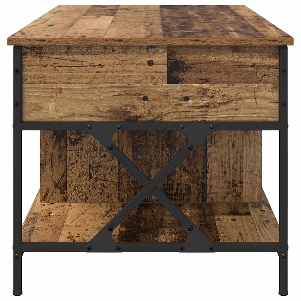 Sofabord Gammelt træ 100 x 55 x 48.5 cm Konstrueret træ