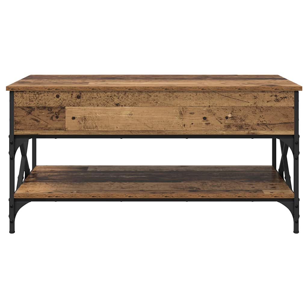 Sofabord Gammelt træ 100 x 50 x 50 cm Konstrueret træ