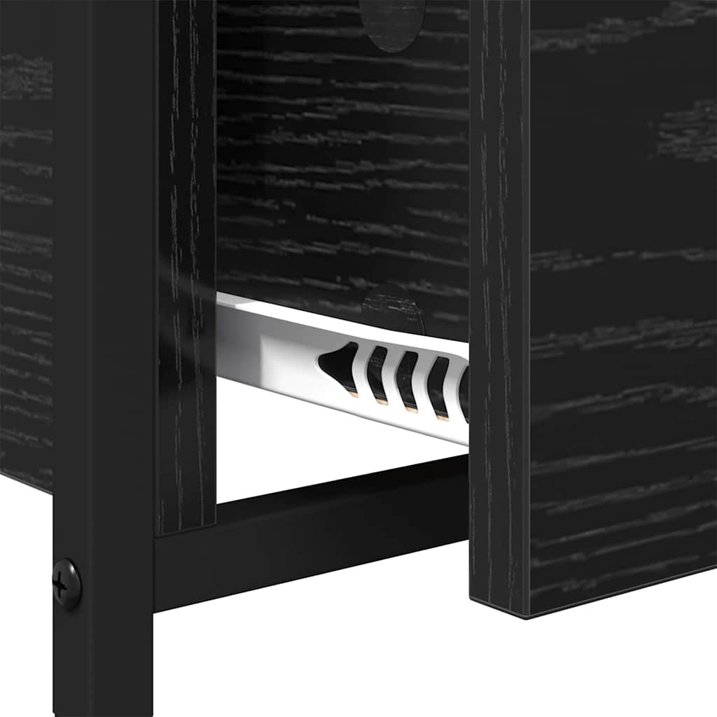 Sofabord Sort eg 70 x 50 x 54,5 cm Konstrueret træ