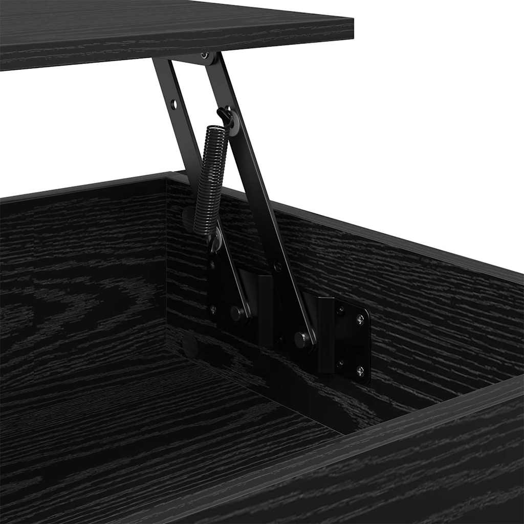 Sofabord Sort eg 70 x 50 x 54,5 cm Konstrueret træ