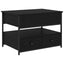 Sofabord Sort eg 70 x 50 x 54,5 cm Konstrueret træ