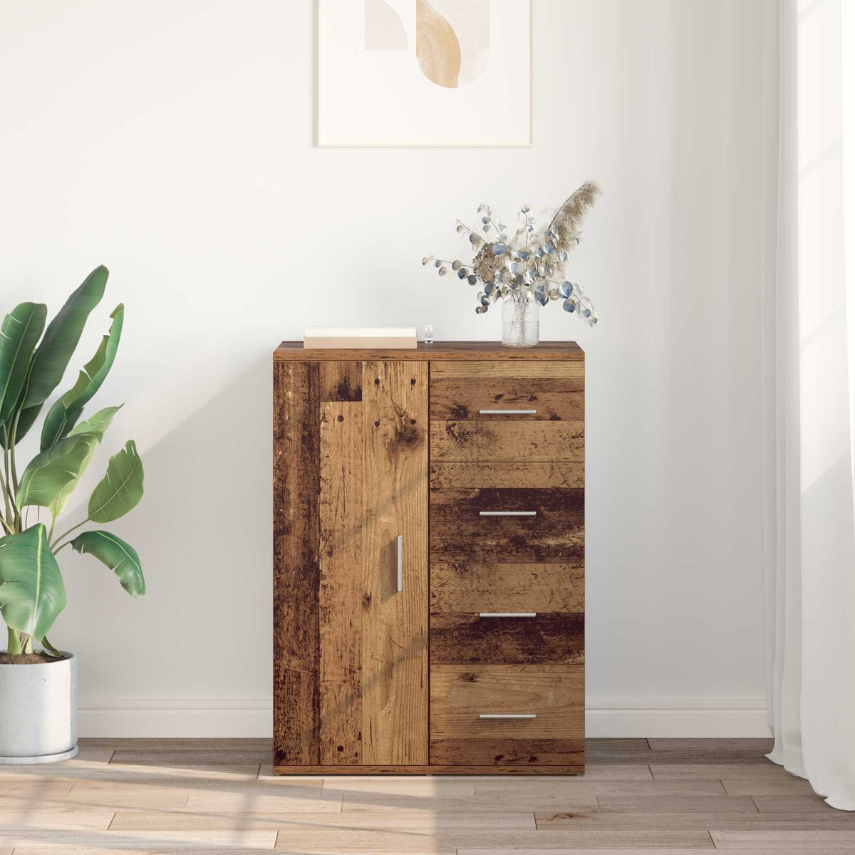 Sideboard Gammelt træ 59 x 39 x 80 cm Konstrueret træ
