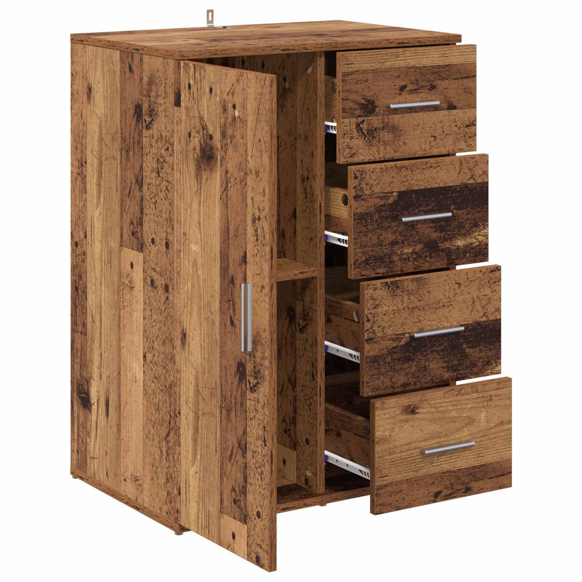 Sideboard Gammelt træ 59 x 39 x 80 cm Konstrueret træ