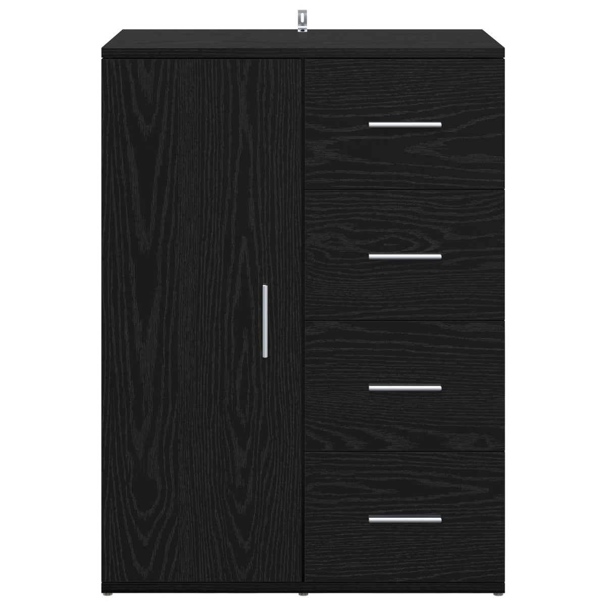 Sideboard Sort eg 59 x 39 x 80 cm Konstrueret træ