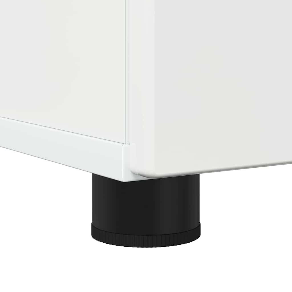 Badeværelsesskab med opbevaring Høj gloss hvid 60 x 35 x 80 cm