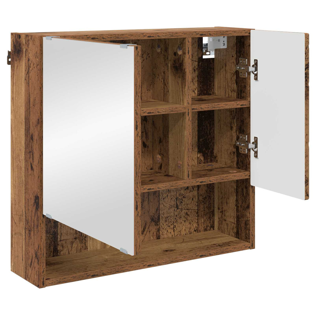 Spejlskab Gammelt træ 59 x 17 x 55 cm Konstrueret træ