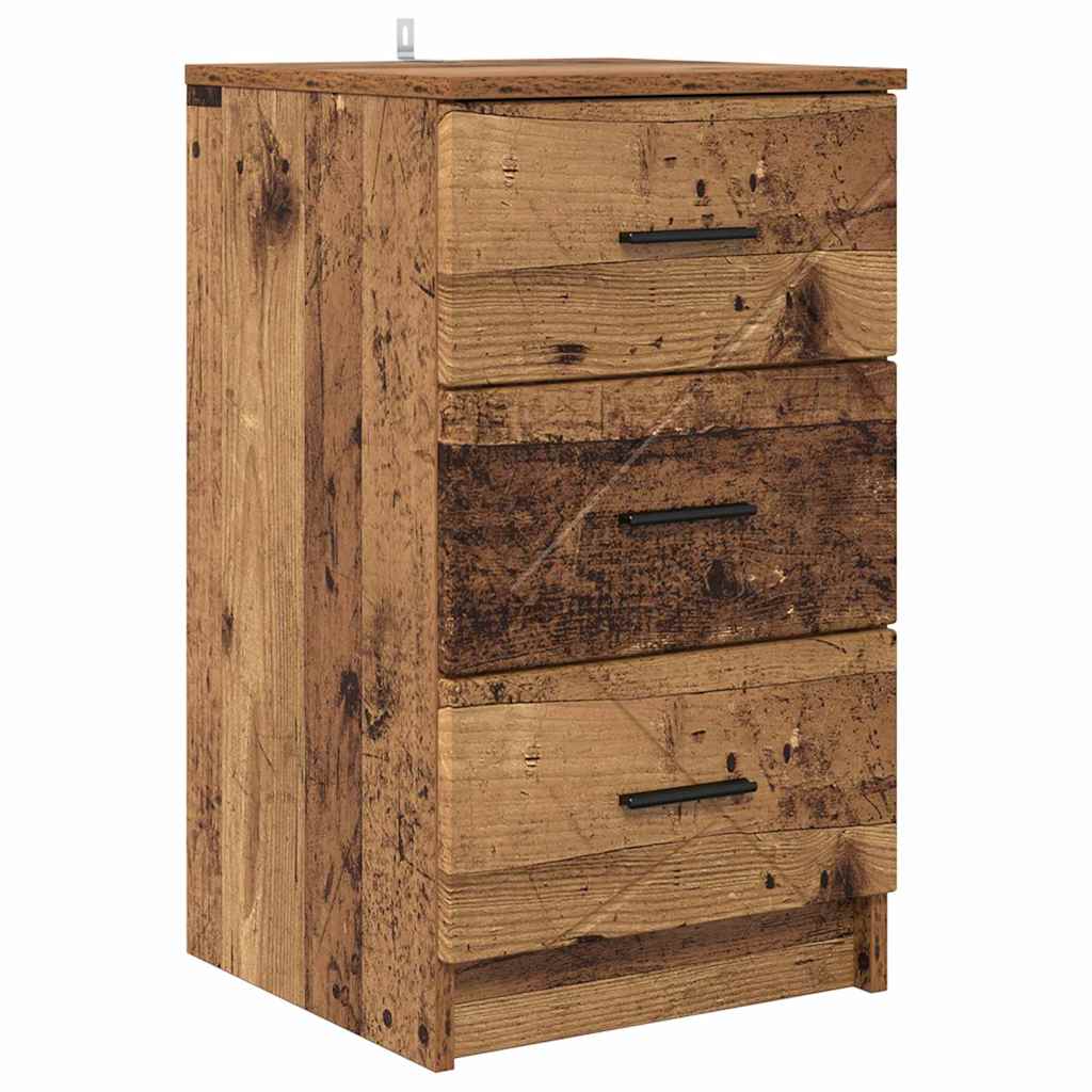 Natskab Gammelt træ 38 x 38 x 66 cm Konstrueret træ