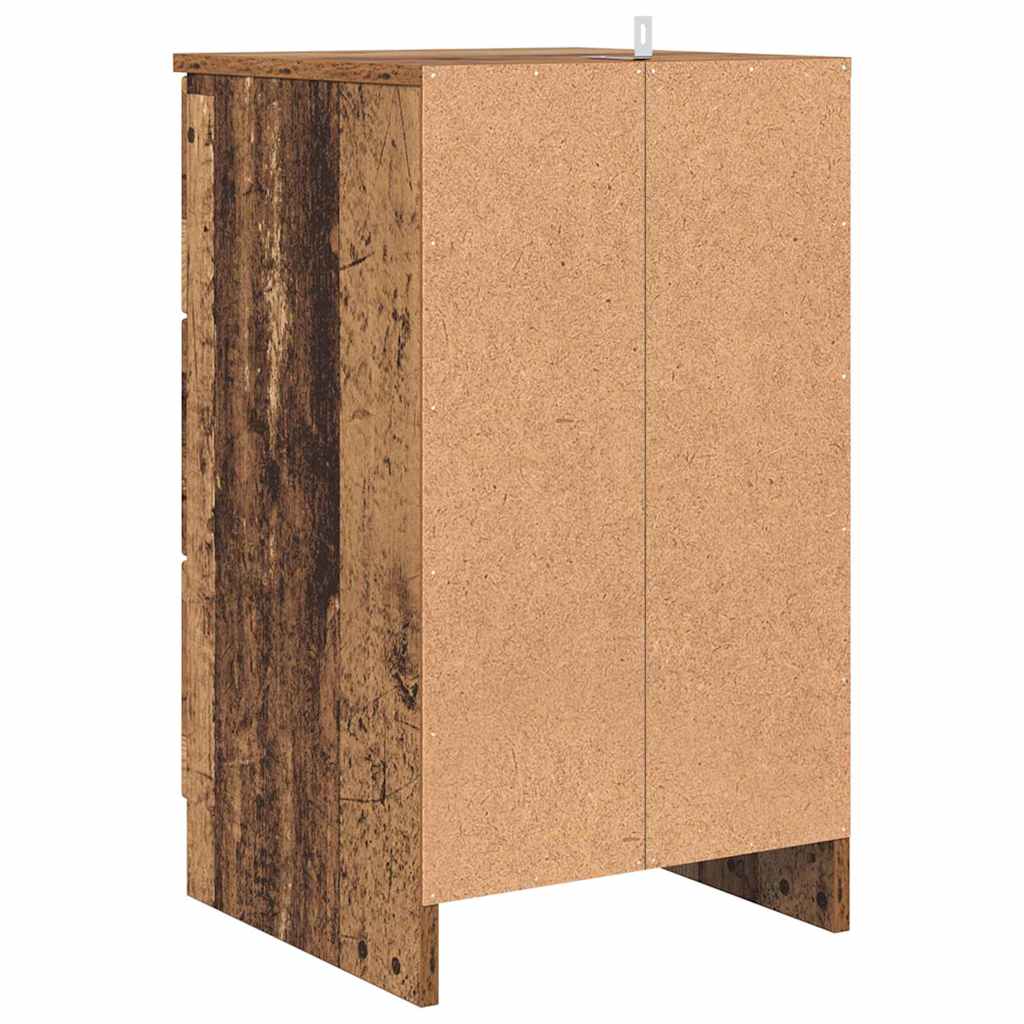 Natskab Gammelt træ 38 x 38 x 66 cm Konstrueret træ