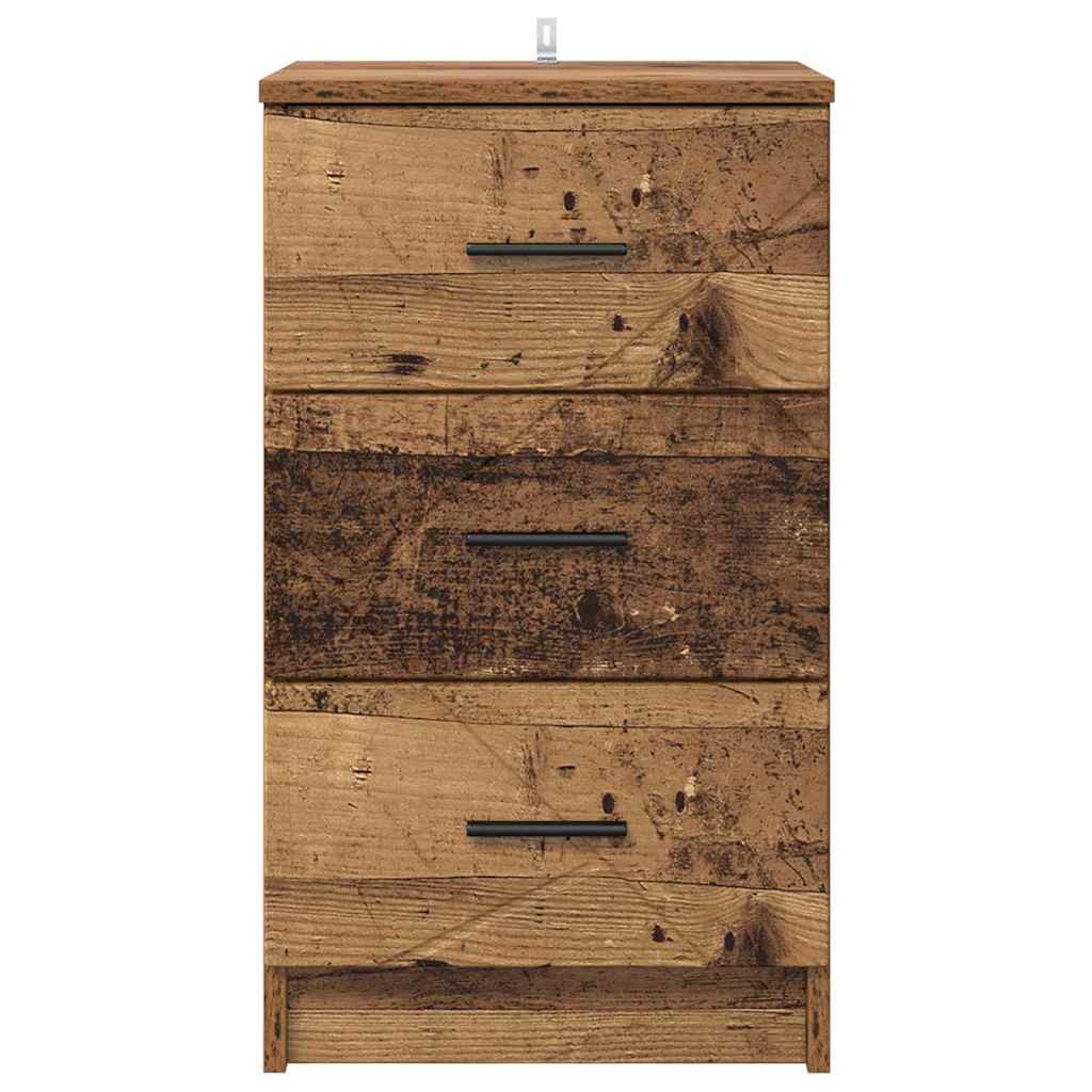 Natskab Gammelt træ 38 x 38 x 66 cm Konstrueret træ