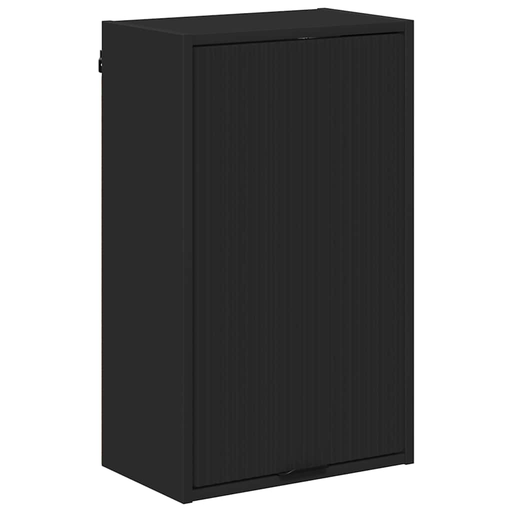 Badeværelsesskab Sort 39 x 23,5 x 65 cm Konstrueret træ & Metal
