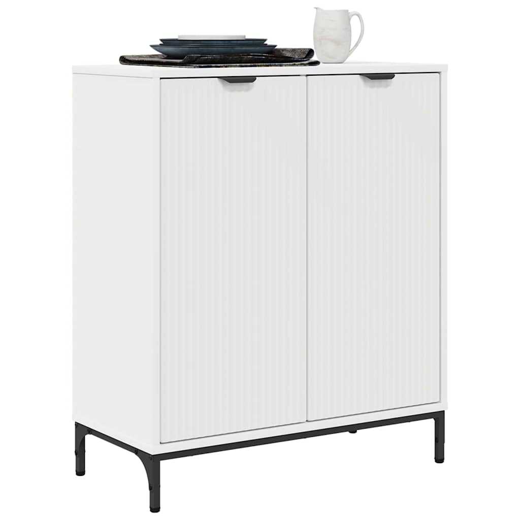 Sideboard Hvid 69,5 x 33 x 82 cm Konstrueret træ