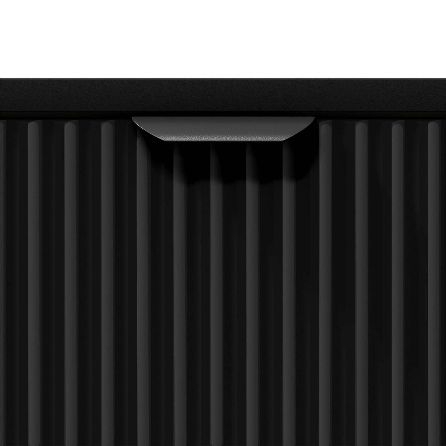 Sideboard Sort 69,5 x 33 x 82 cm Konstrueret træ