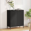 Sideboard Sort 69,5 x 33 x 82 cm Konstrueret træ