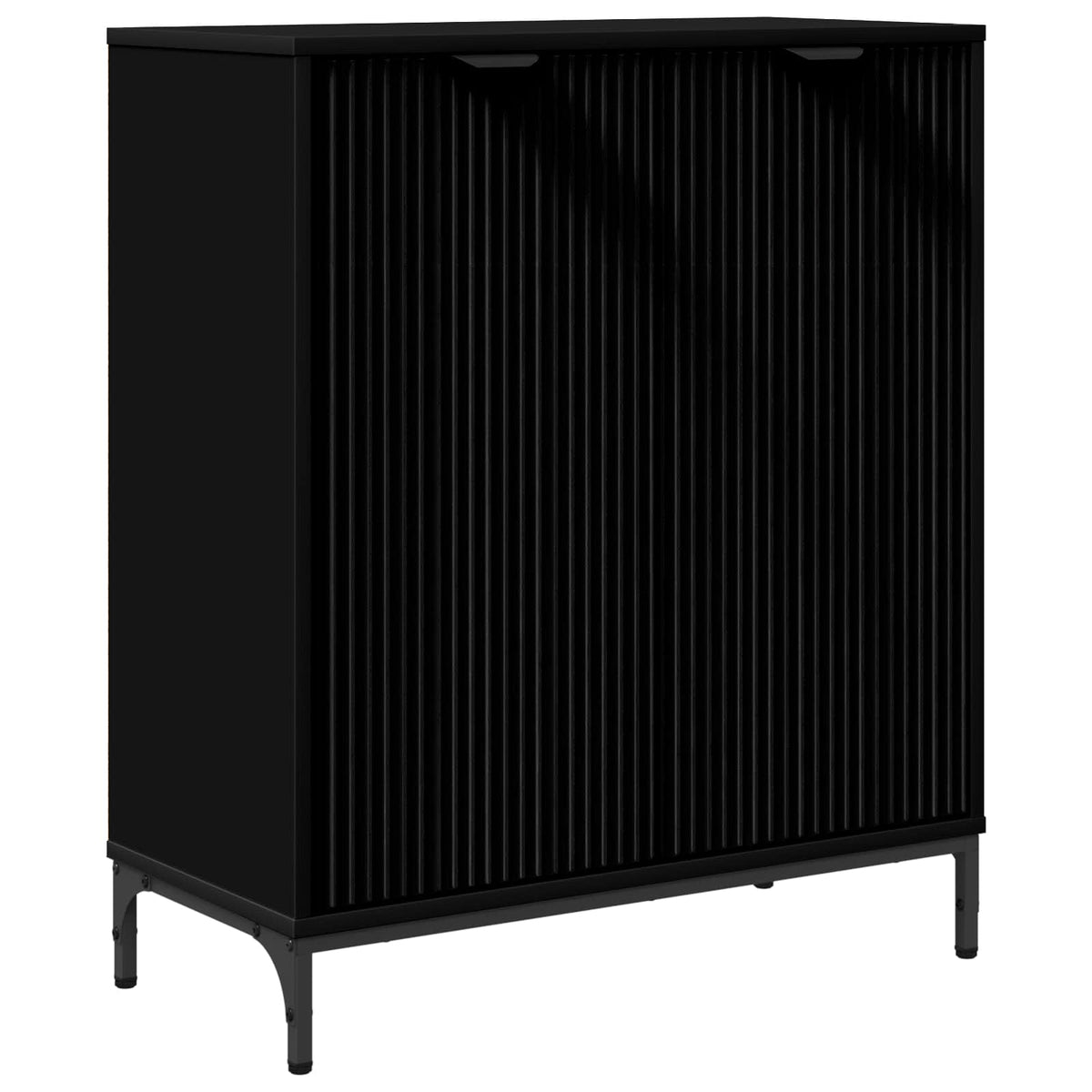 Sideboard Sort 69,5 x 33 x 82 cm Konstrueret træ