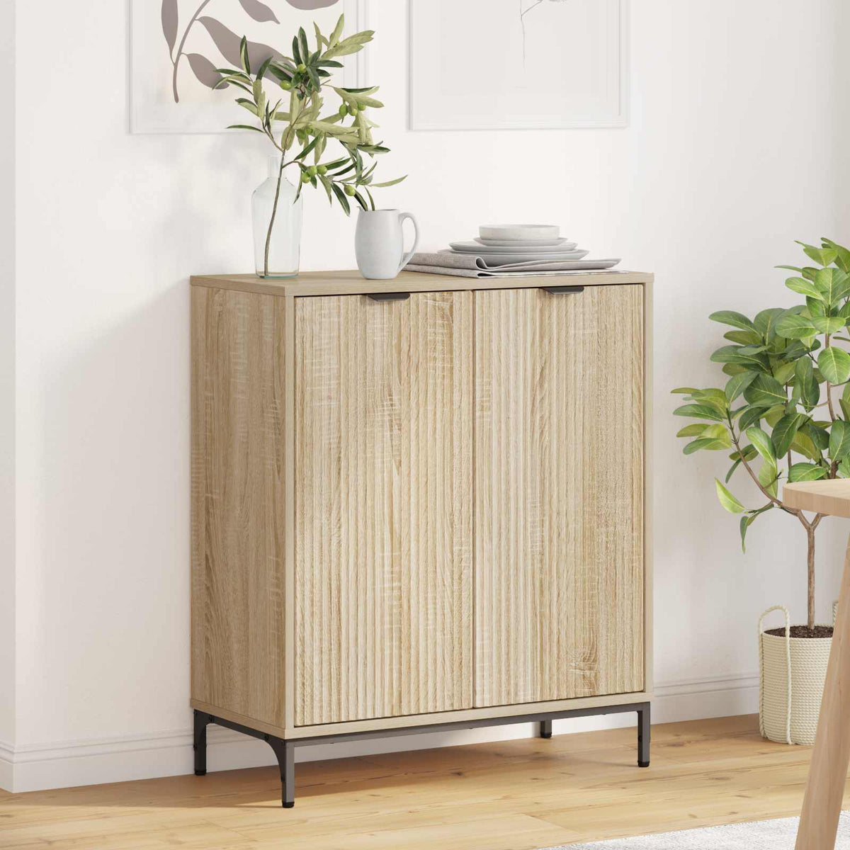 Sideboard Sonoma eg 69,5 x 33 x 82 cm Konstrueret træ