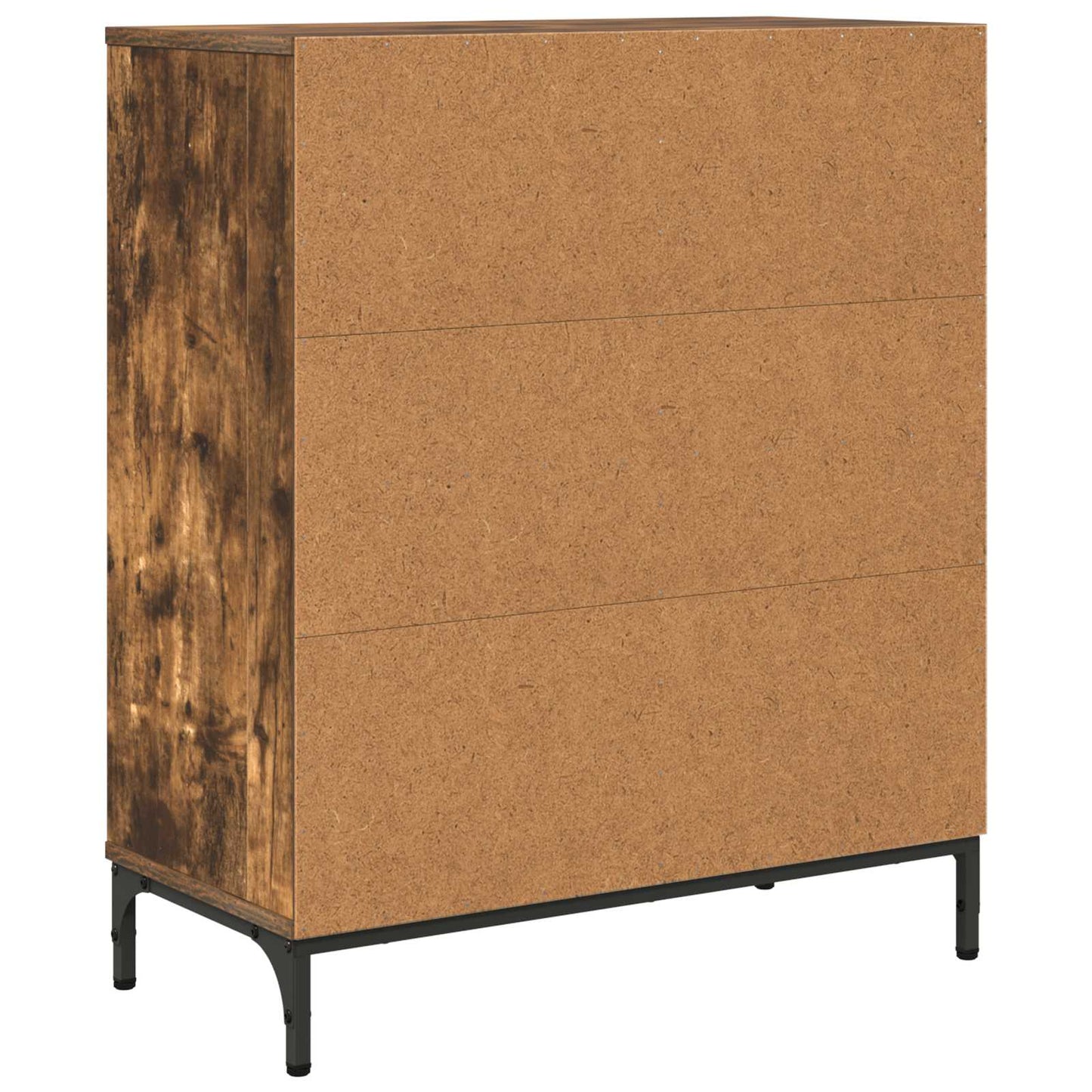 Sideboard Røget eg 69,5 x 33 x 82 cm Konstrueret træ