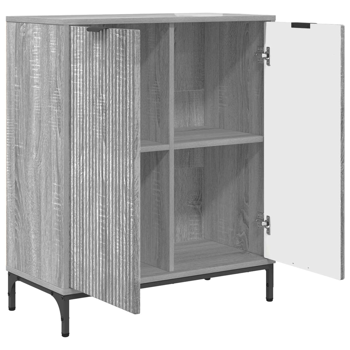Sideboard Grå Sonoma 69,5 x 33 x 82 cm Konstrueret træ