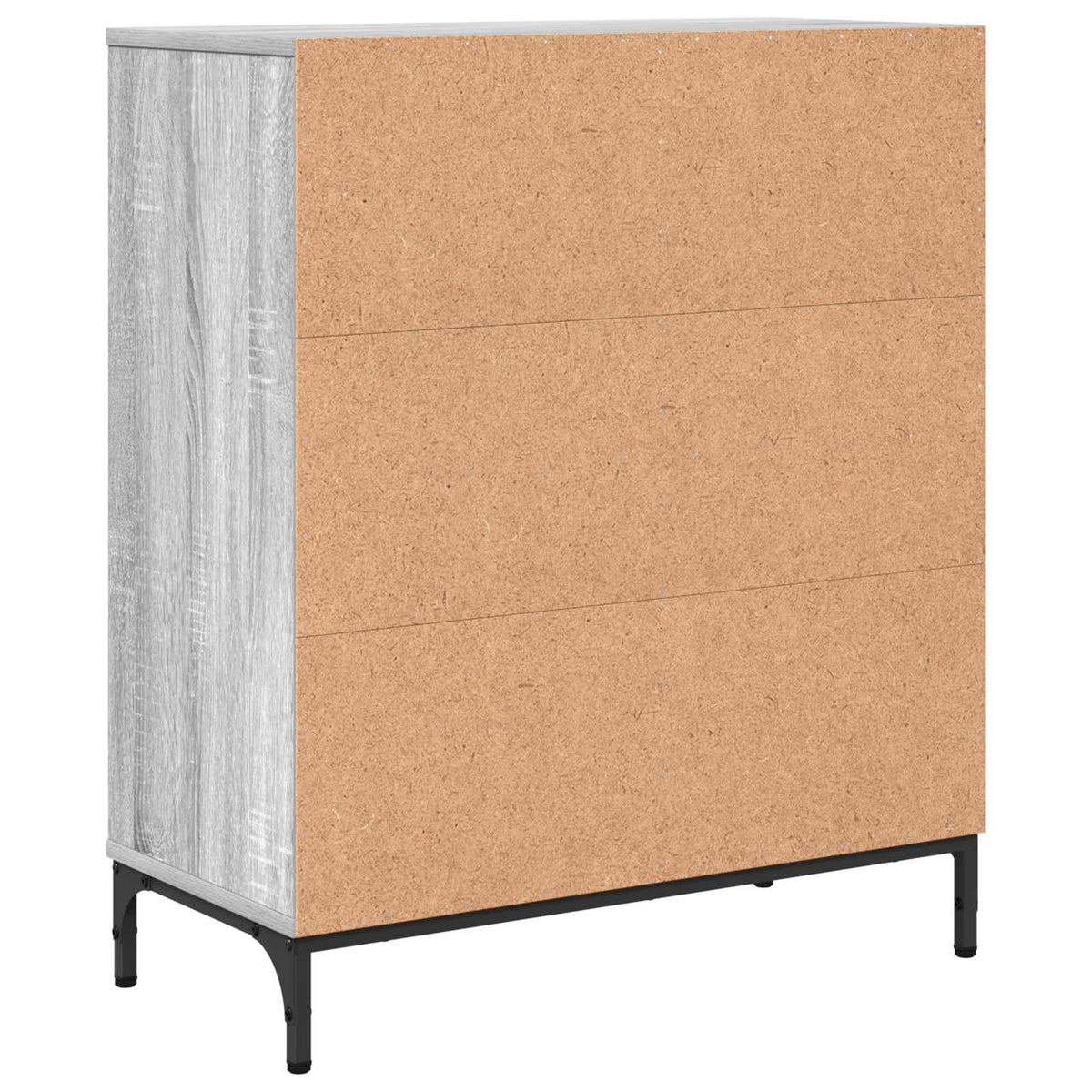 Sideboard Grå Sonoma 69,5 x 33 x 82 cm Konstrueret træ