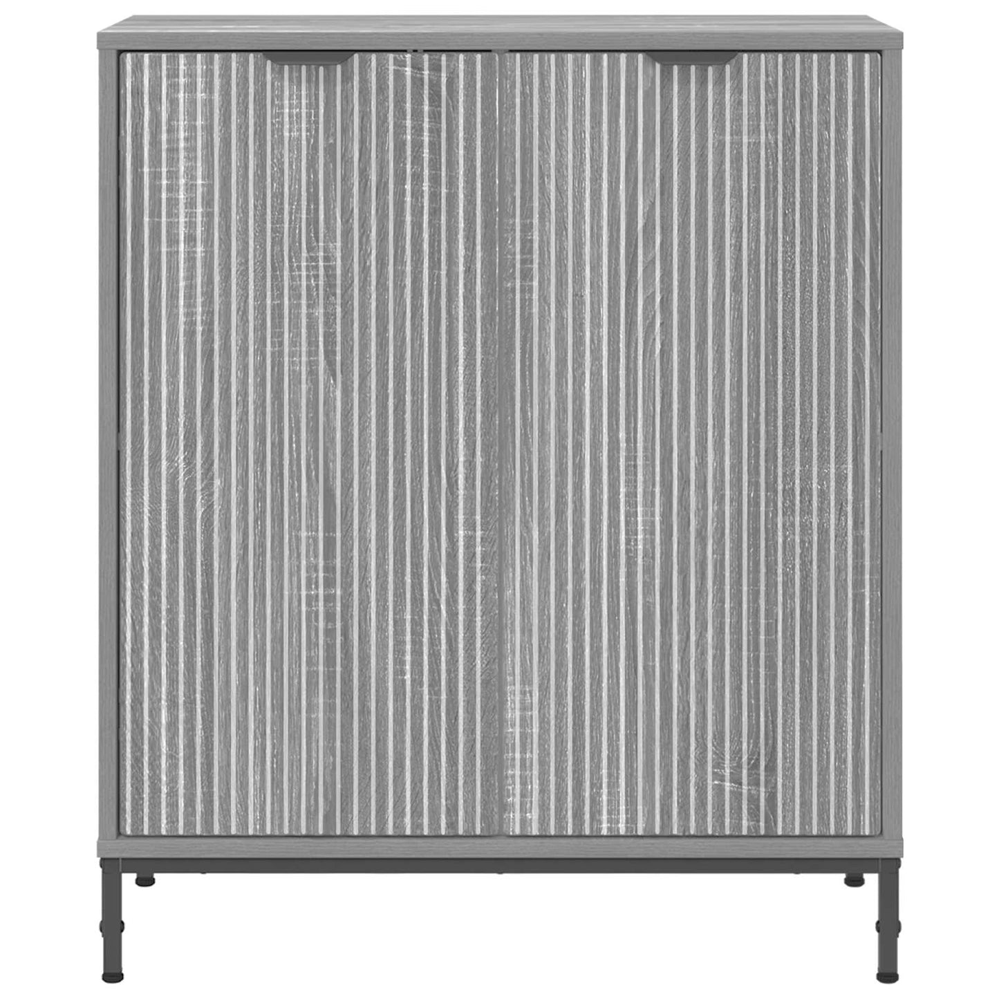 Sideboard Grå Sonoma 69,5 x 33 x 82 cm Konstrueret træ