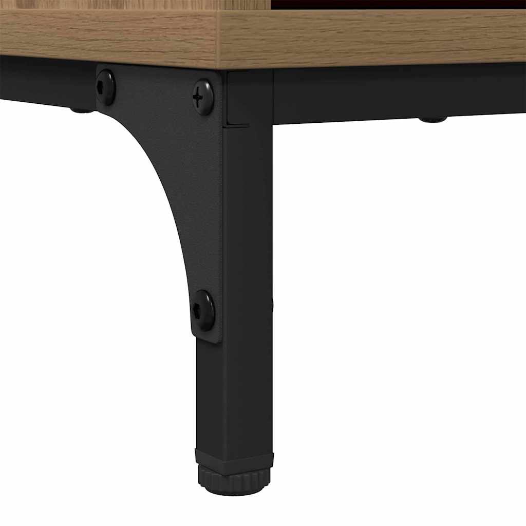 Sideboard Artisan Egetræ 69,5 x 33 x 82 cm Konstrueret træ