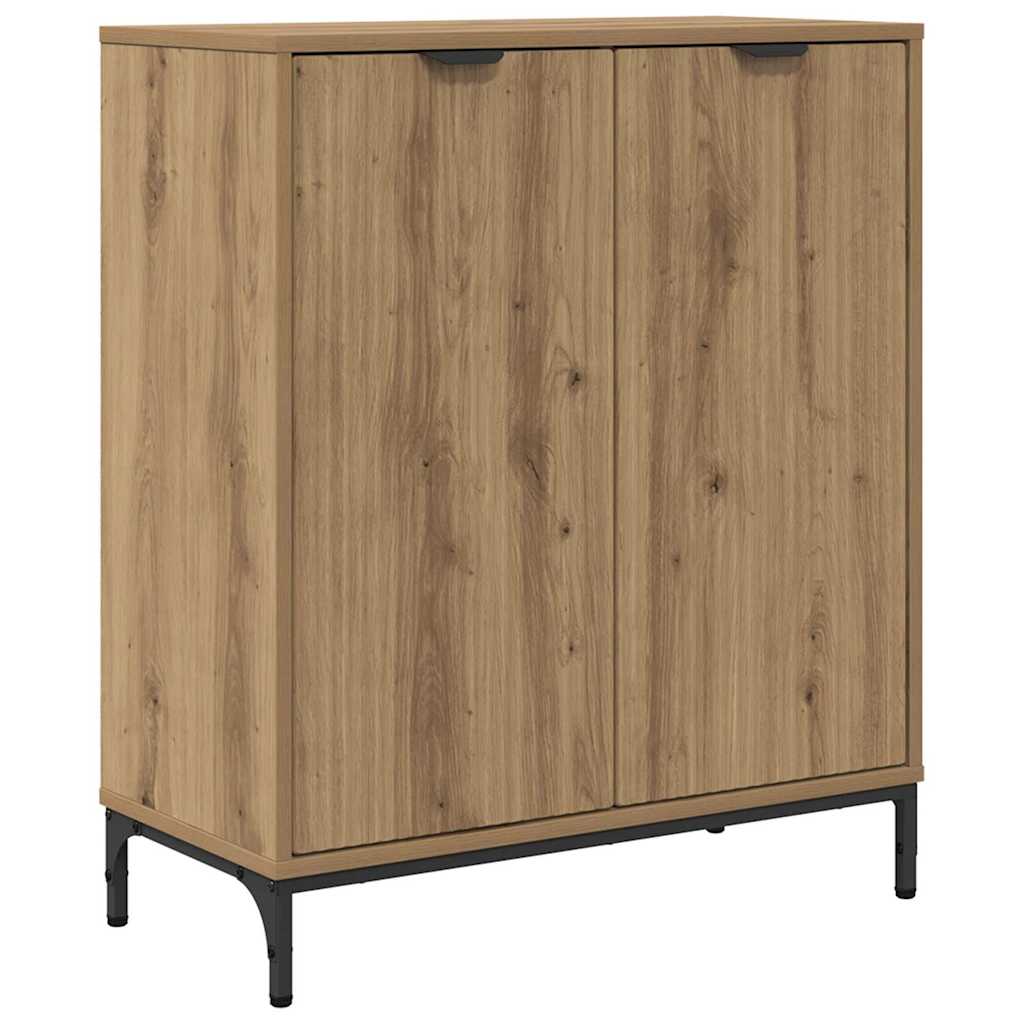 Sideboard Artisan Egetræ 69,5 x 33 x 82 cm Konstrueret træ