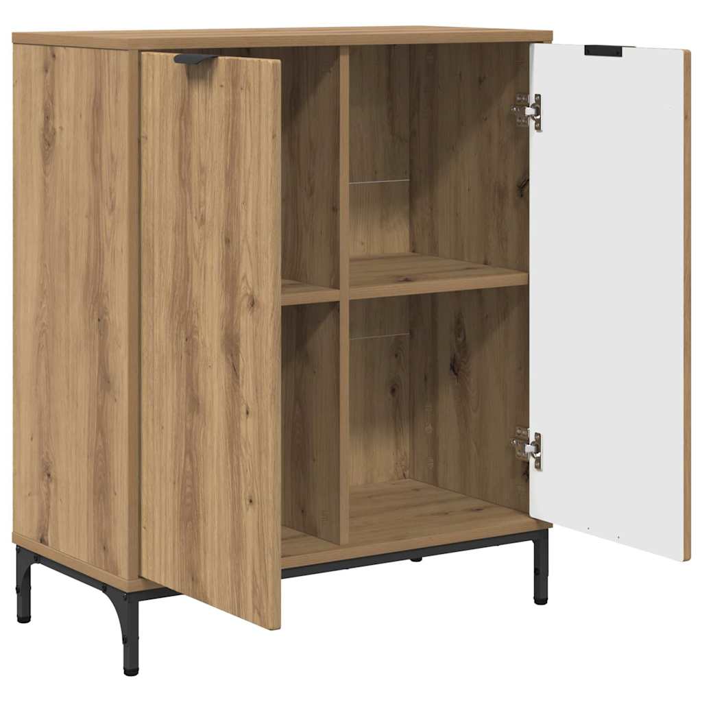 Sideboard Artisan Egetræ 69,5 x 33 x 82 cm Konstrueret træ