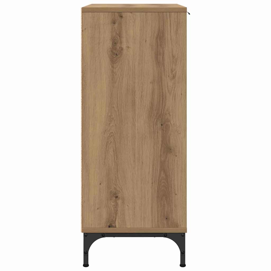 Sideboard Artisan Egetræ 69,5 x 33 x 82 cm Konstrueret træ