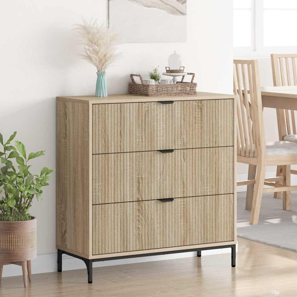 Sideboard Sonoma eg 79,5 x 33 x 82 cm Konstrueret træ
