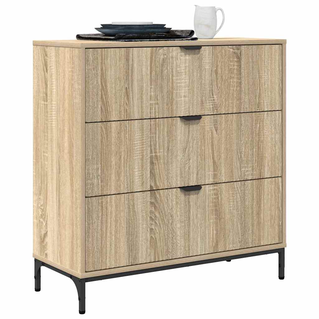 Sideboard Sonoma eg 79,5 x 33 x 82 cm Konstrueret træ