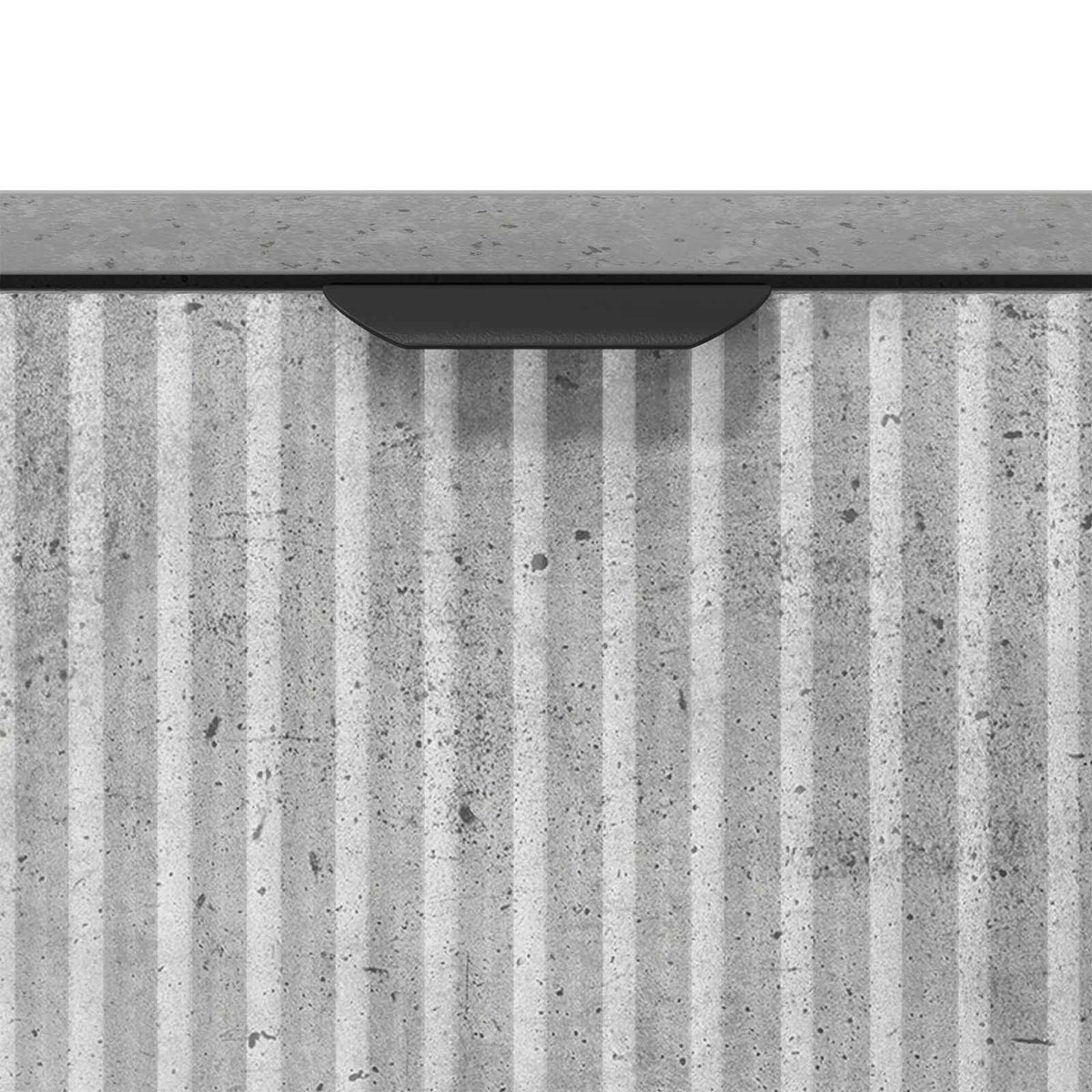 Sideboard Beton Grå 79,5 x 33 x 82 cm Konstrueret træ
