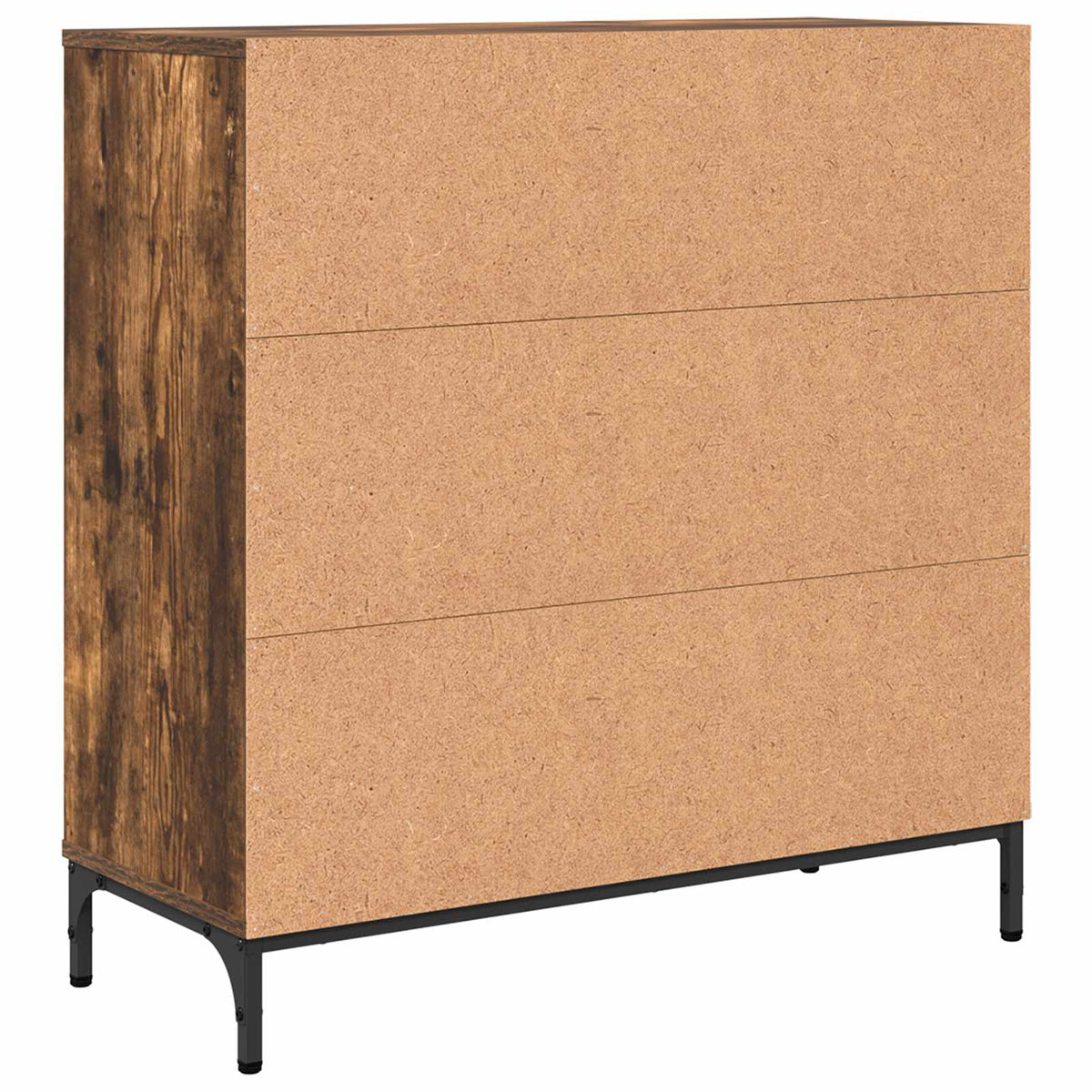 Sideboard Røget eg 79,5 x 33 x 82 cm Konstrueret træ