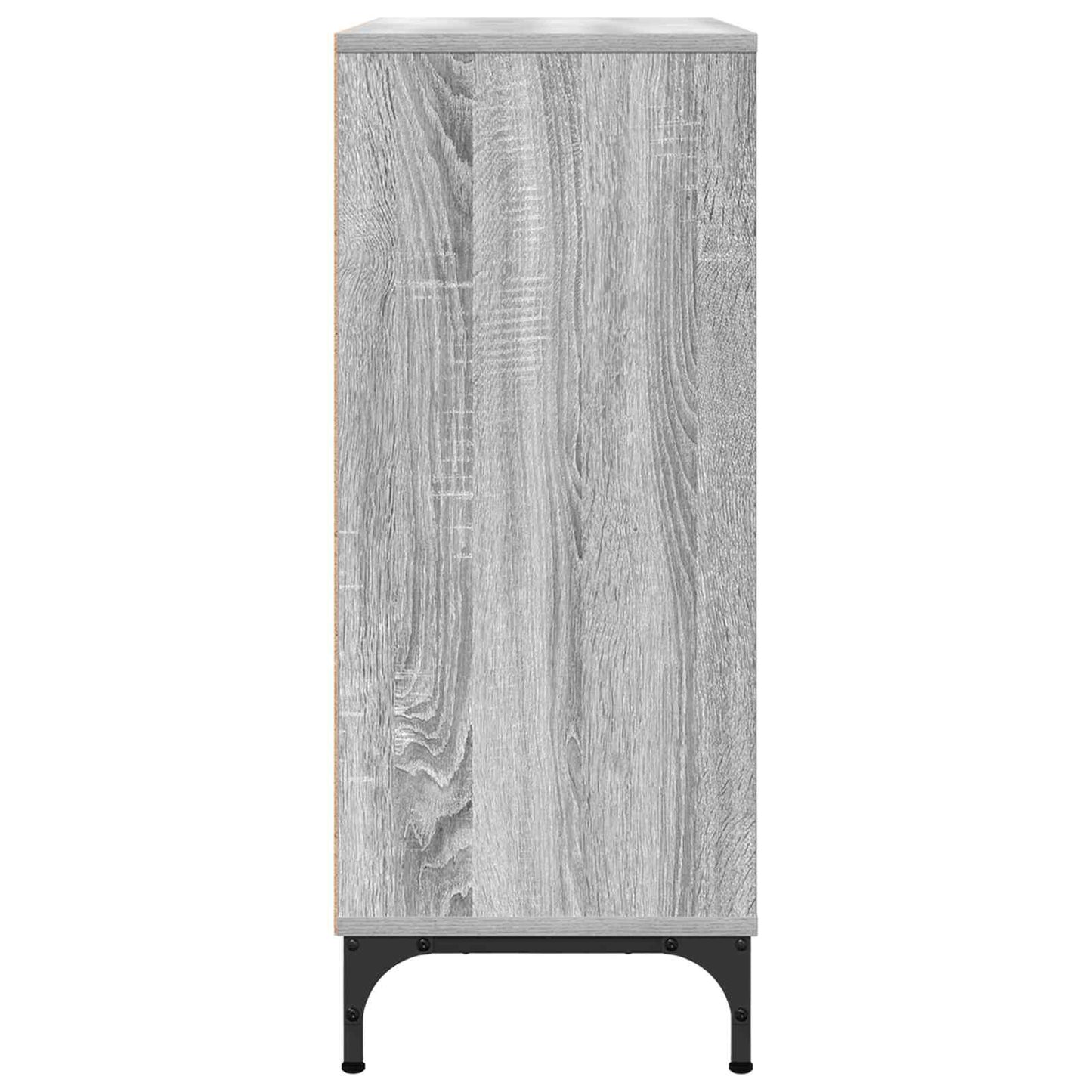 Sideboard Grå Sonoma 79,5 x 33 x 82 cm Konstrueret træ