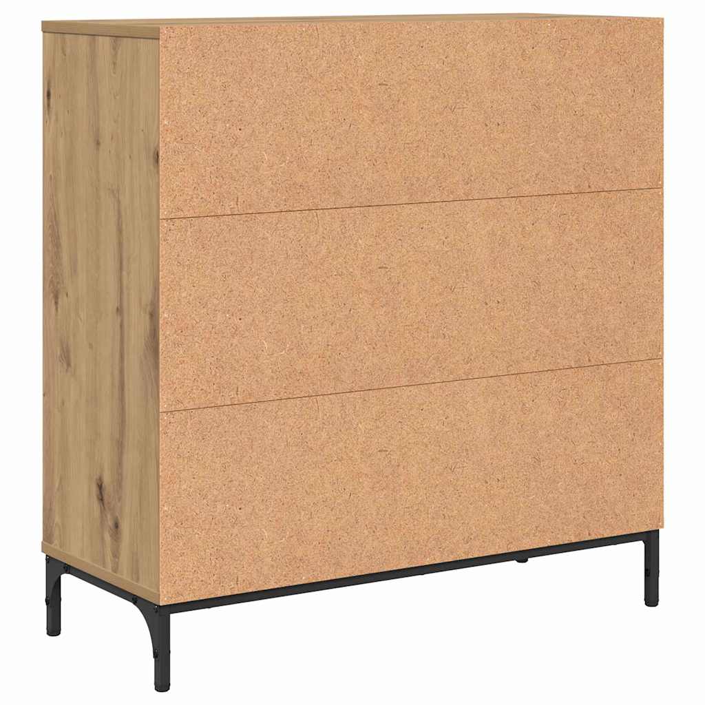 Sideboard Artisan Egetræ 79,5 x 33 x 82 cm Konstrueret træ