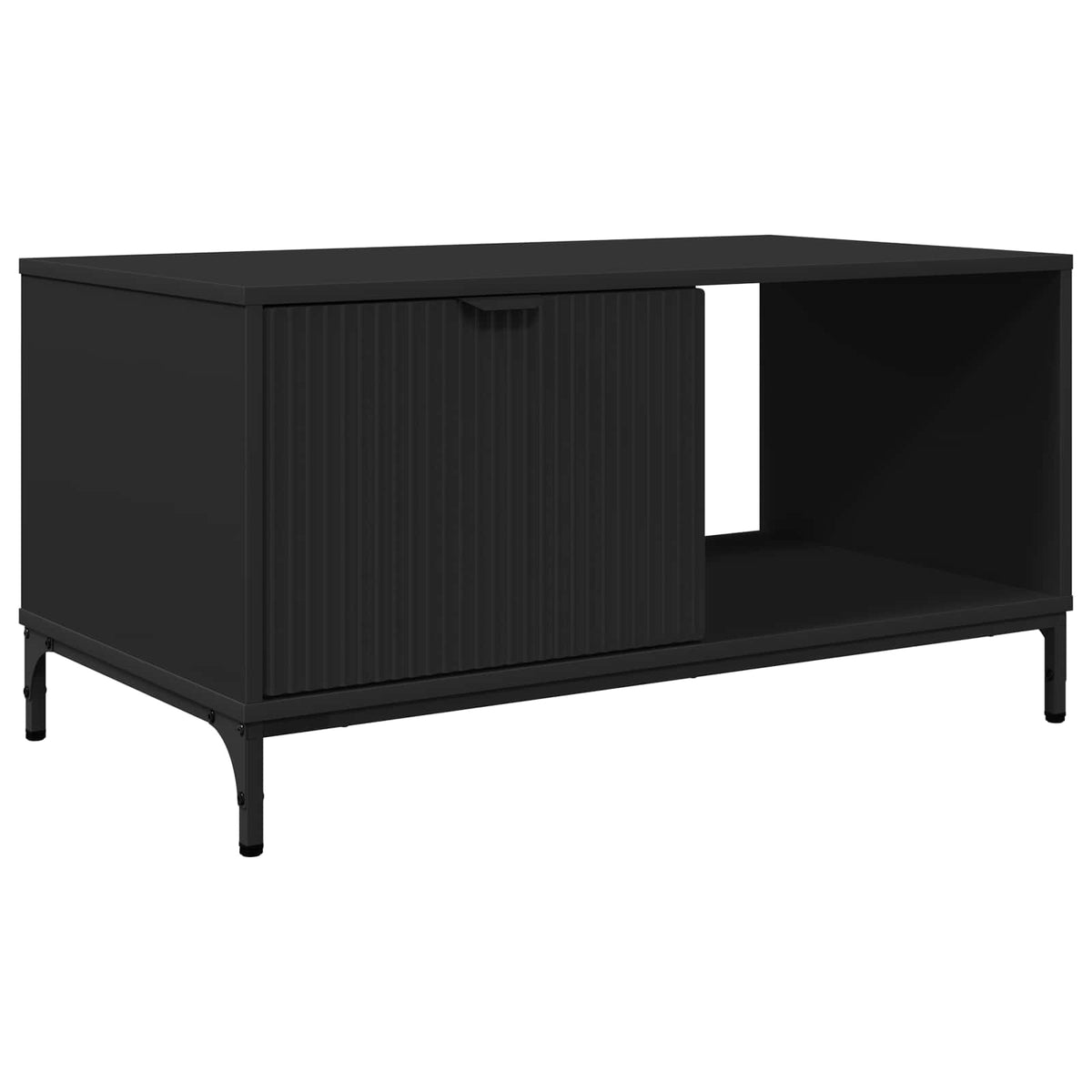 Sofabord Sort eg 90 x 49 x 46 cm Konstrueret træ