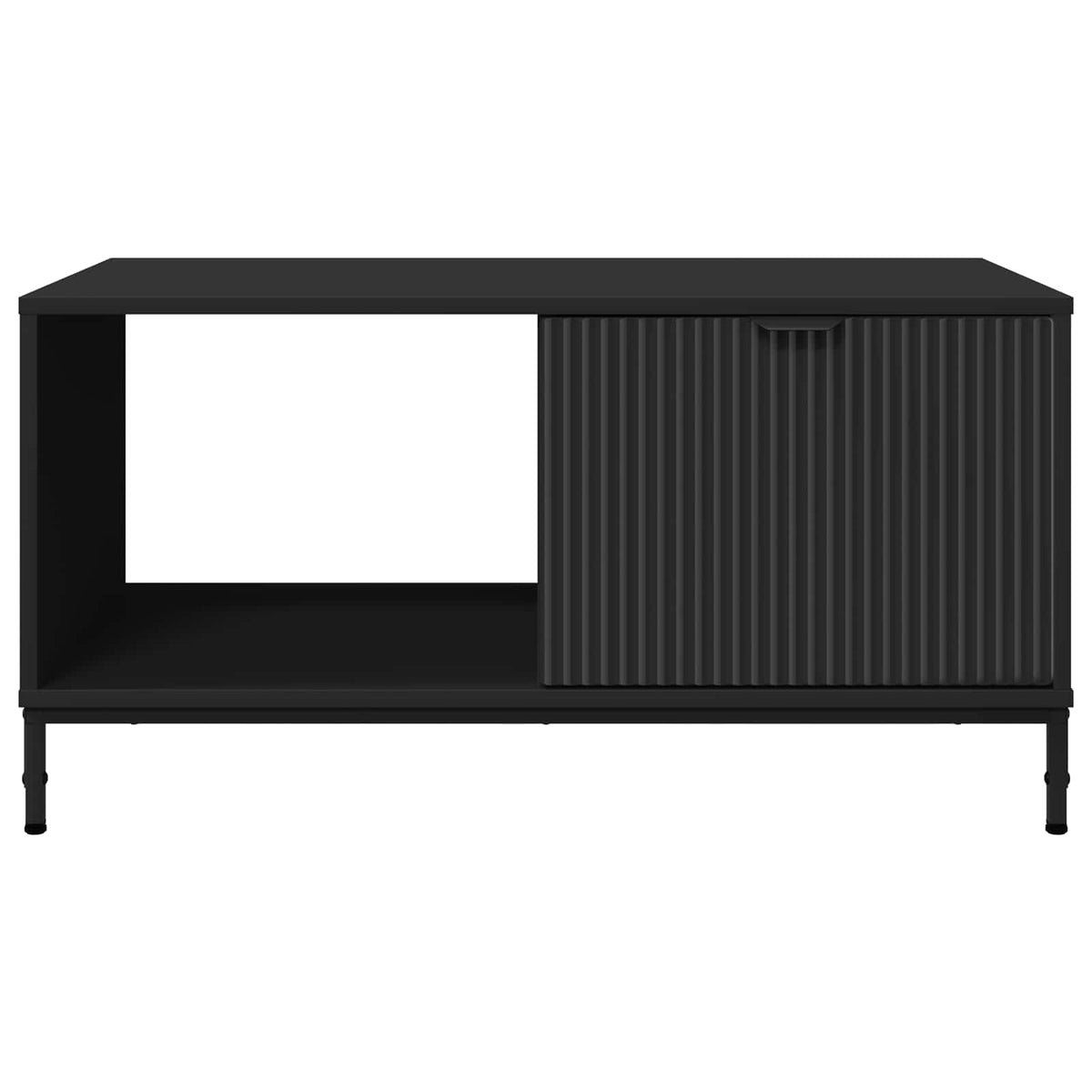 Sofabord Sort eg 90 x 49 x 46 cm Konstrueret træ