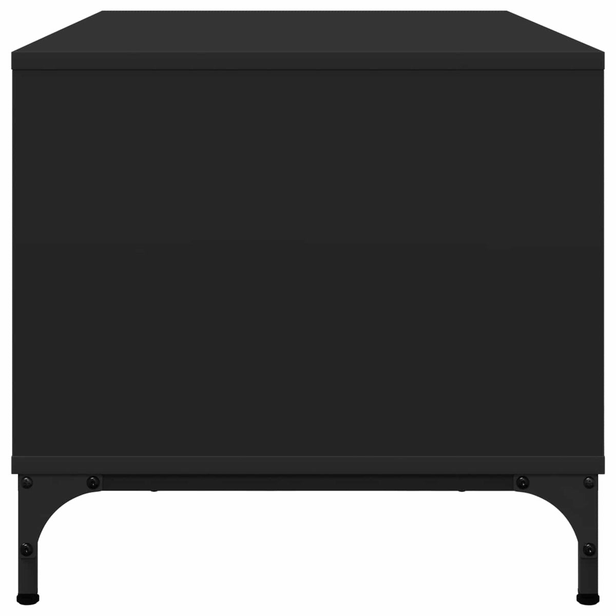 Sofabord Sort eg 90 x 49 x 46 cm Konstrueret træ