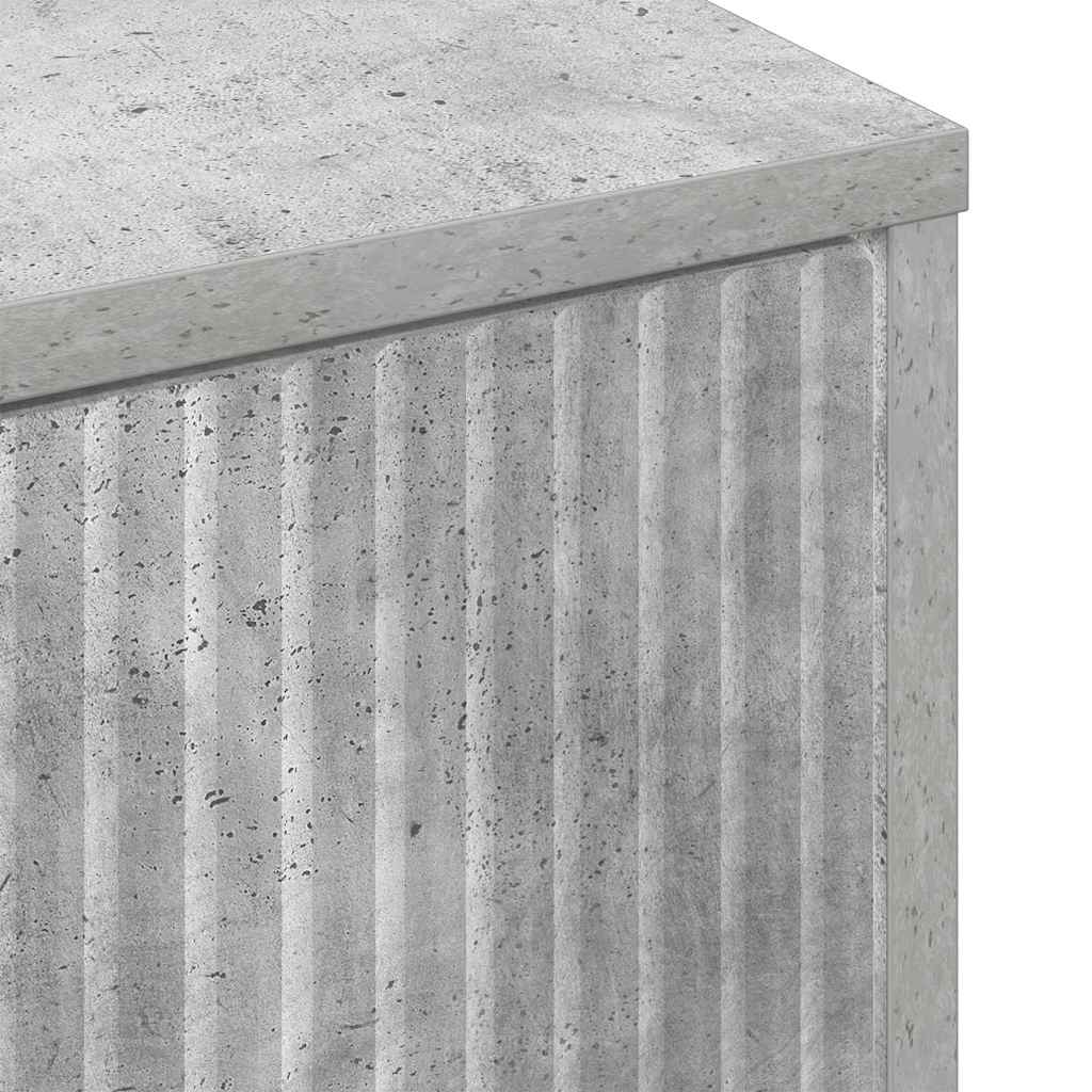 Sofabord Beton Grå 90 x 49 x 46 cm Konstrueret træ