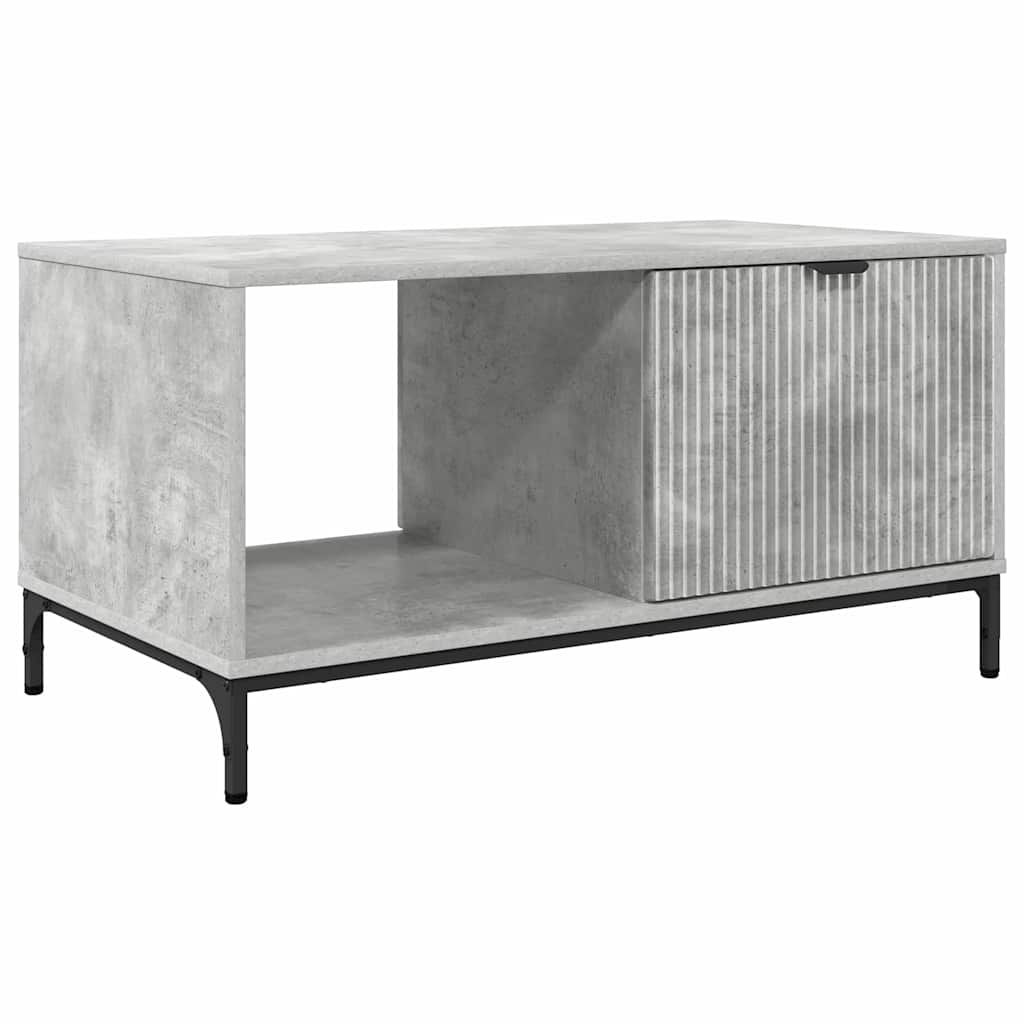 Sofabord Beton Grå 90 x 49 x 46 cm Konstrueret træ
