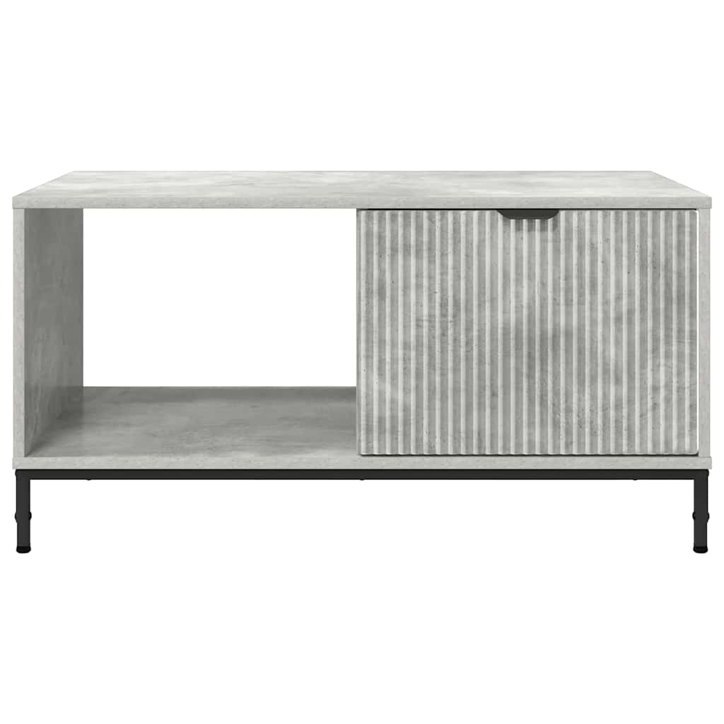 Sofabord Beton Grå 90 x 49 x 46 cm Konstrueret træ