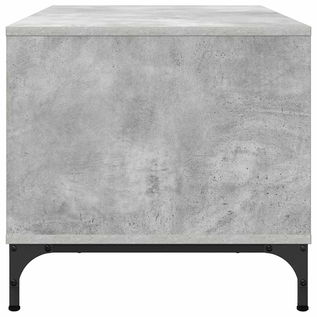 Sofabord Beton Grå 90 x 49 x 46 cm Konstrueret træ