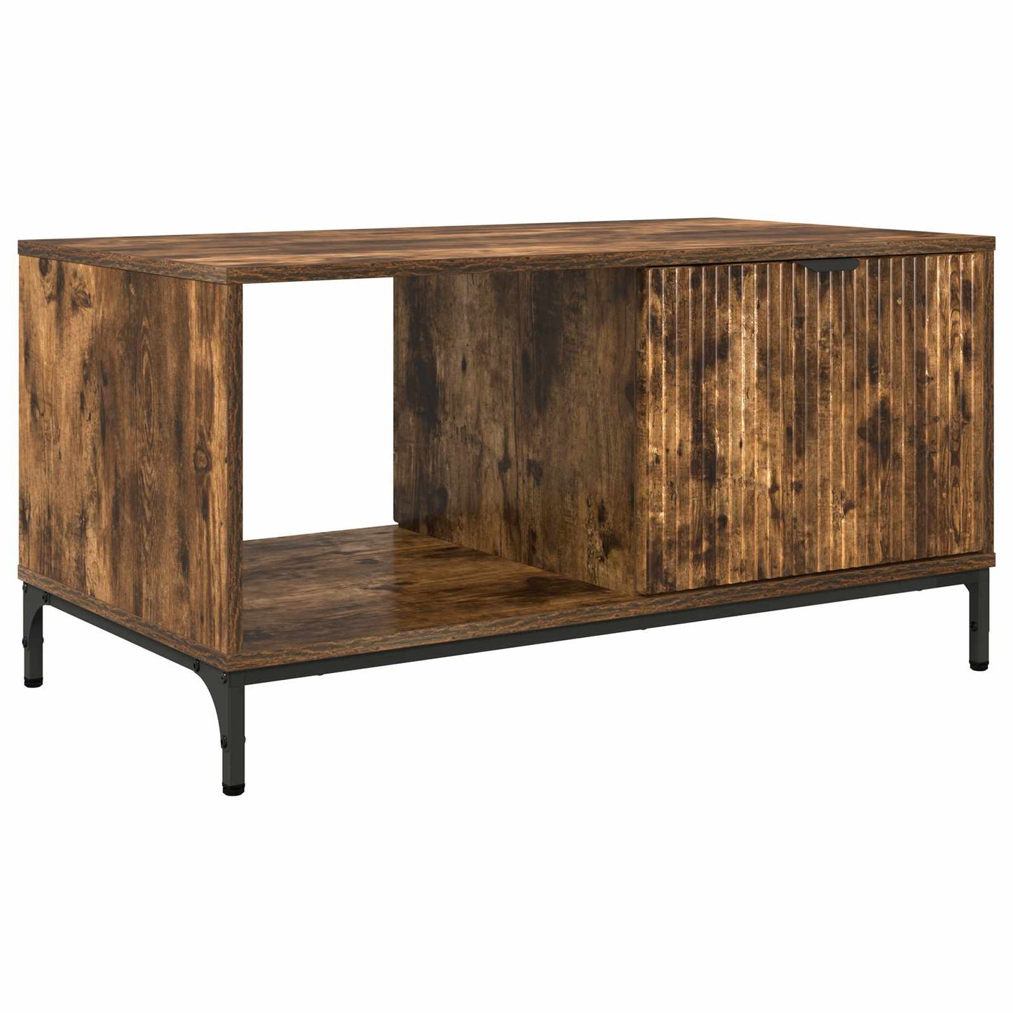 Sofabord Røget eg 90 x 49 x 46 cm Konstrueret træ