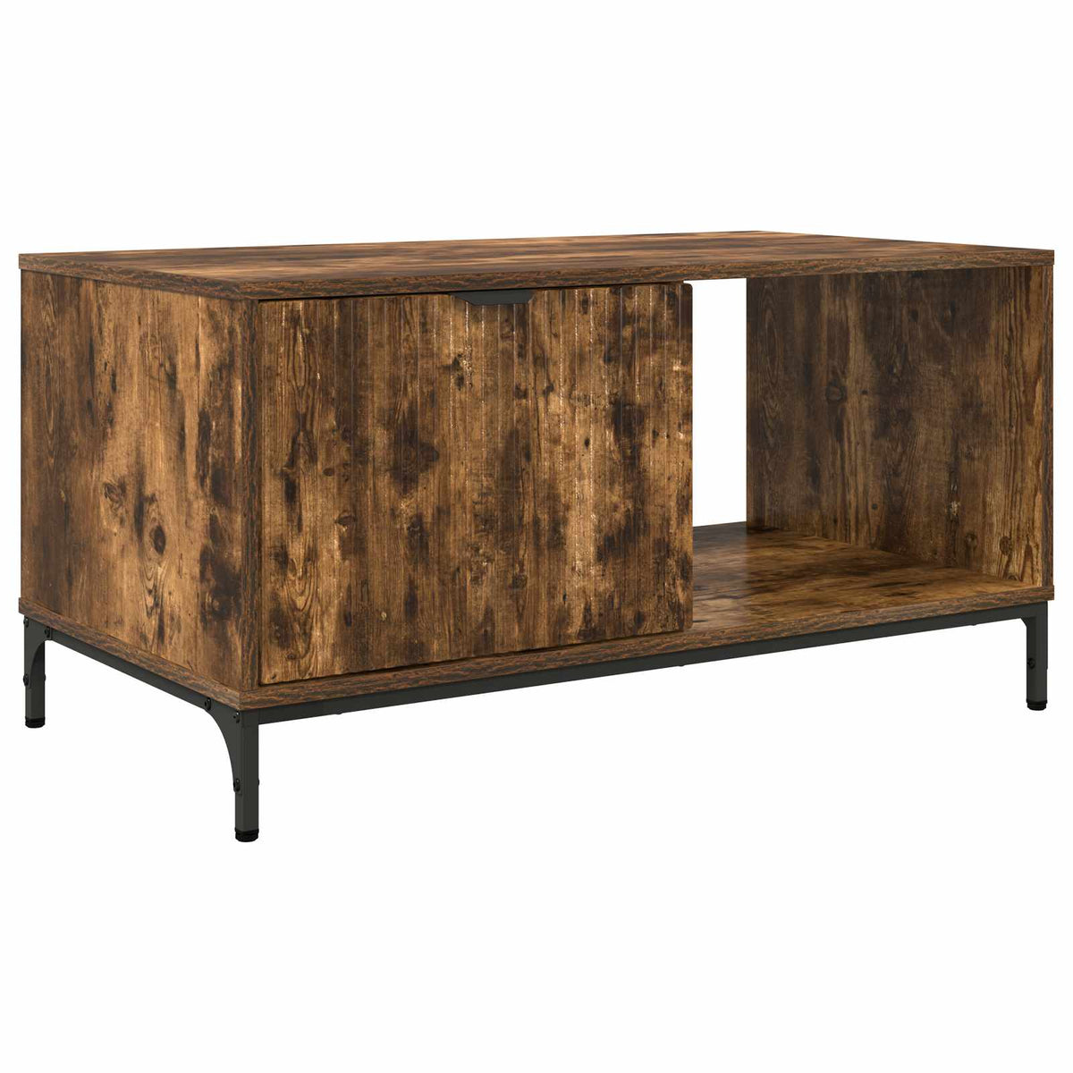 Sofabord Røget eg 90 x 49 x 46 cm Konstrueret træ