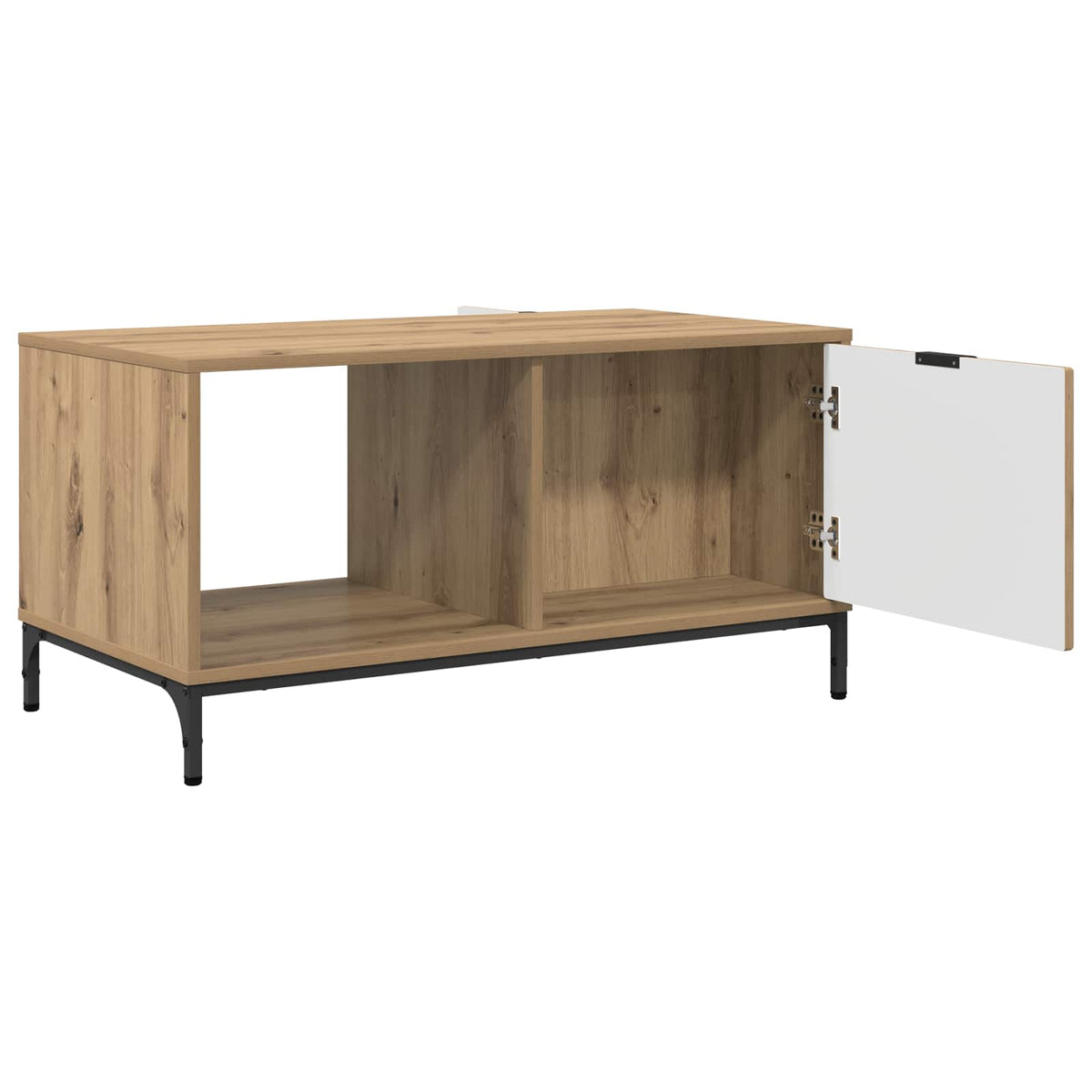 Sofabord Artisan Egetræ 90 x 49 x 46 cm Konstrueret træ