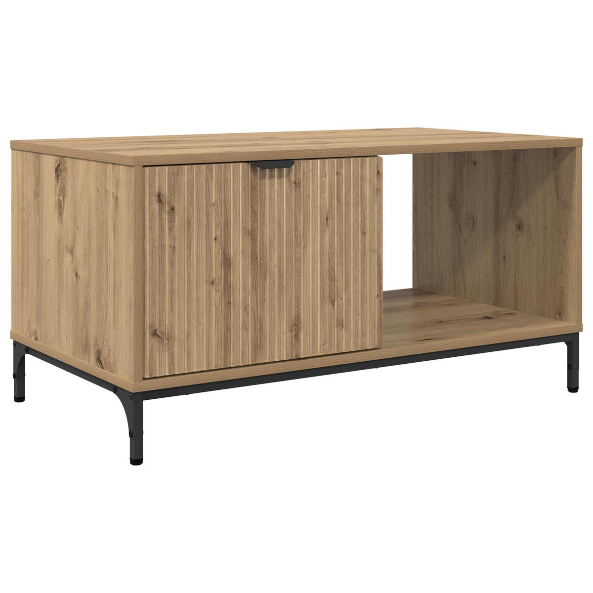Sofabord Artisan Egetræ 90 x 49 x 46 cm Konstrueret træ
