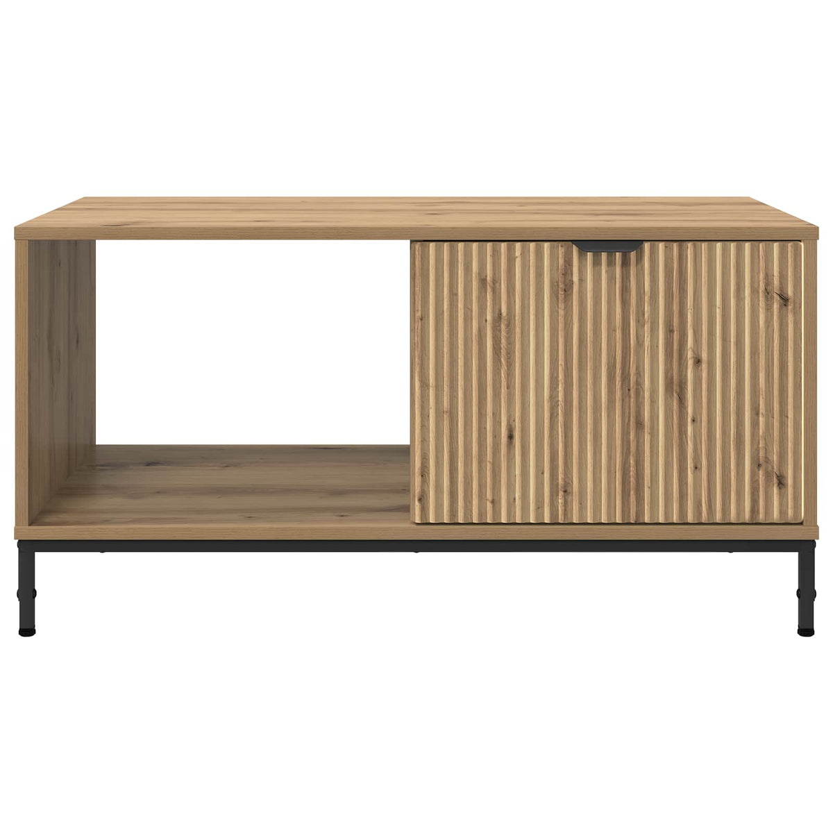 Sofabord Artisan Egetræ 90 x 49 x 46 cm Konstrueret træ
