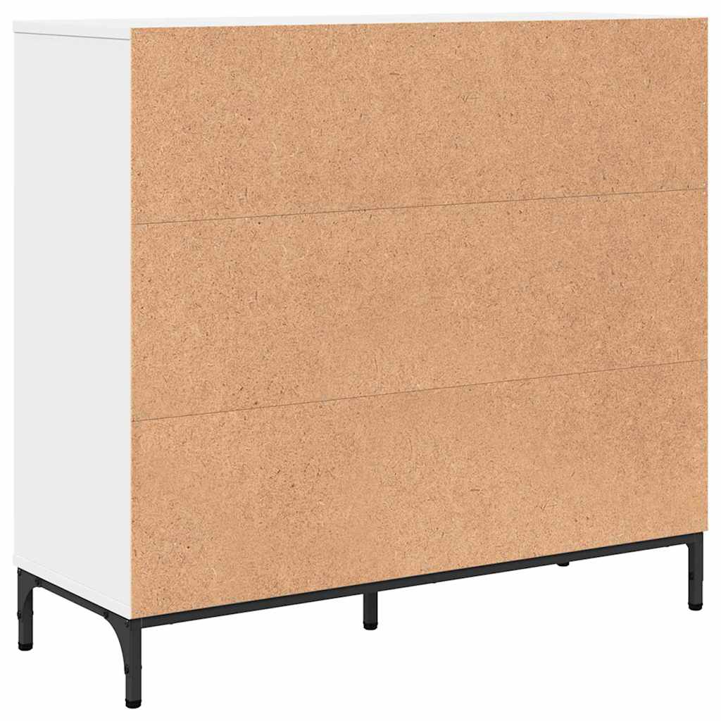 Sideboard Hvid 89,5 x 33 x 82 cm Konstrueret træ